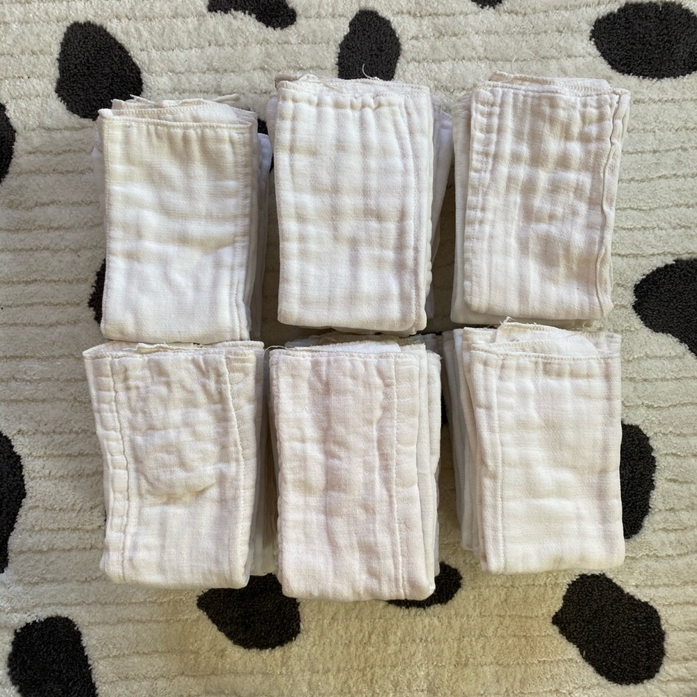 34 flatfold cloth diapers